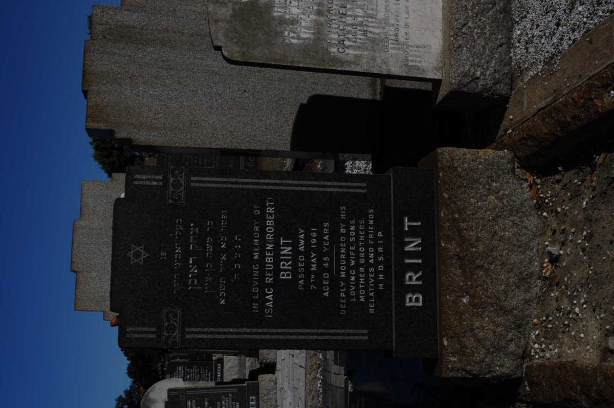 BRINT Isaac Reuben Robert -1961