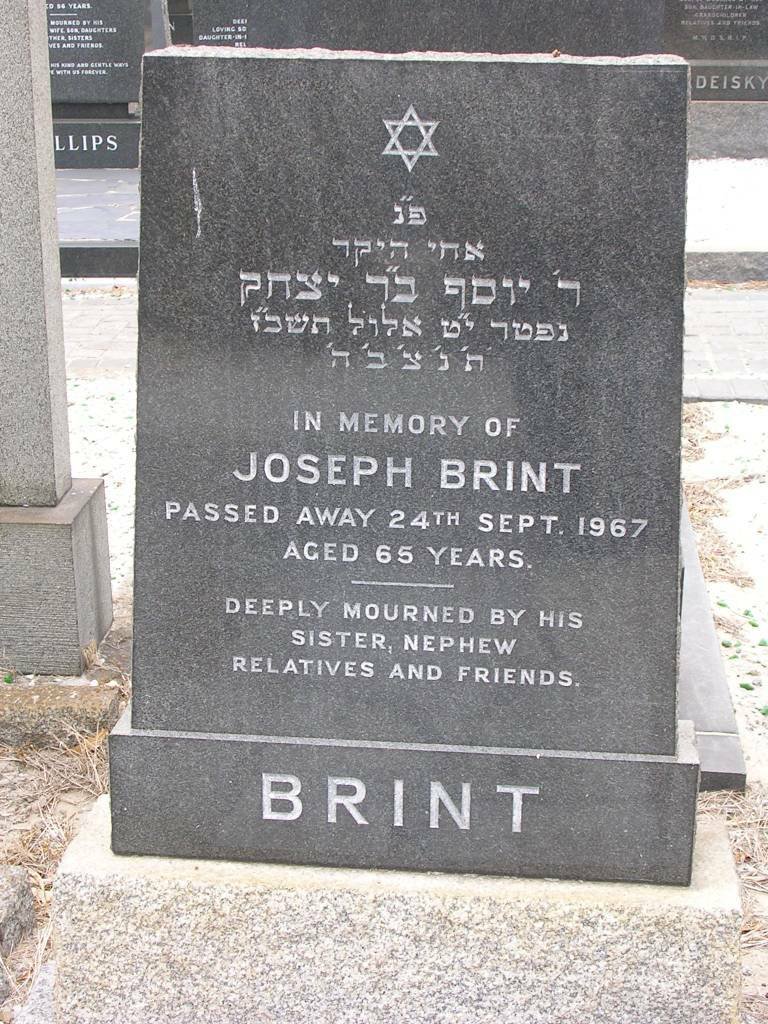 BRINT Joseph -1967