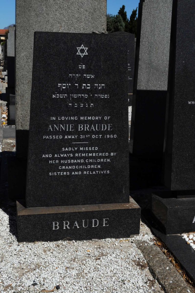 BRAUDE Annie -1960