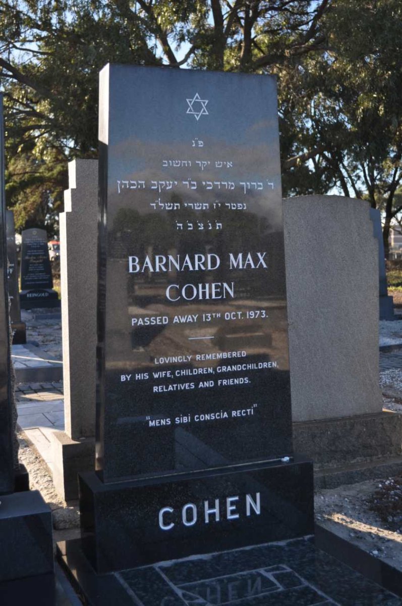 COHEN Barnard Max -1973