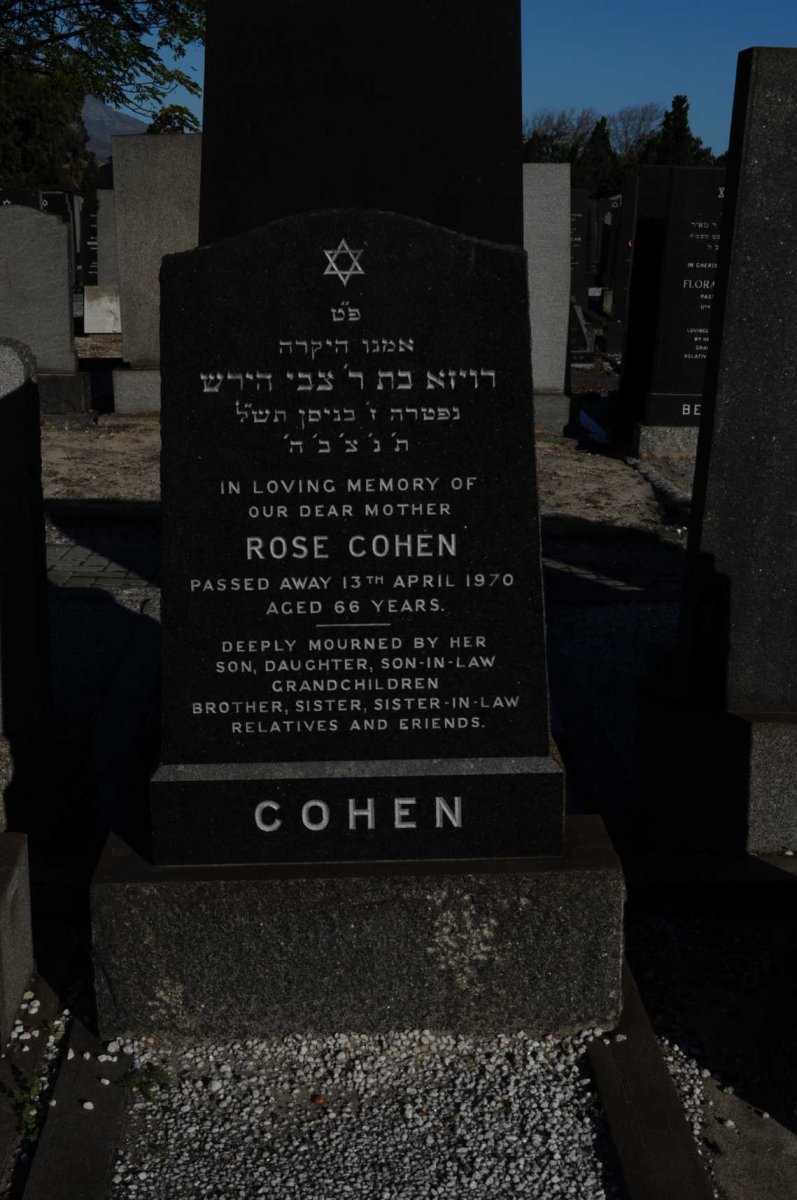 COHEN Rose -1970