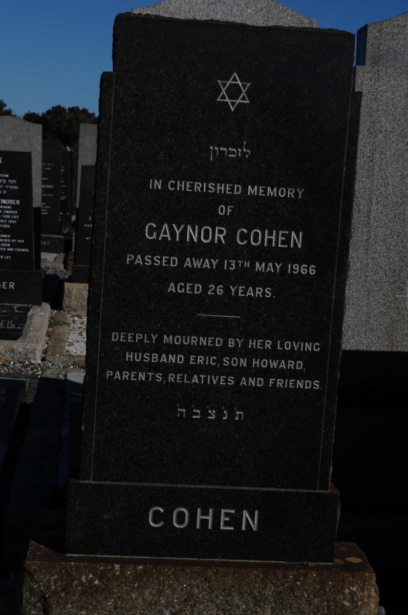 COHEN Gaynor -1966