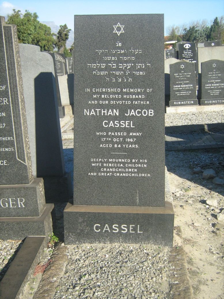 CASSEL Nathan Jacob -1967