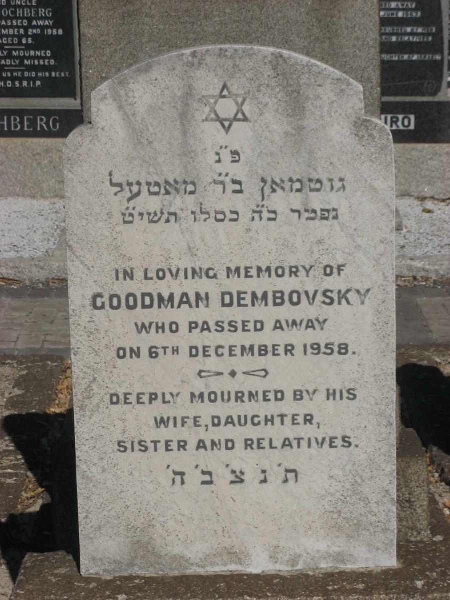 DEMBOVSKY Goodman -1958
