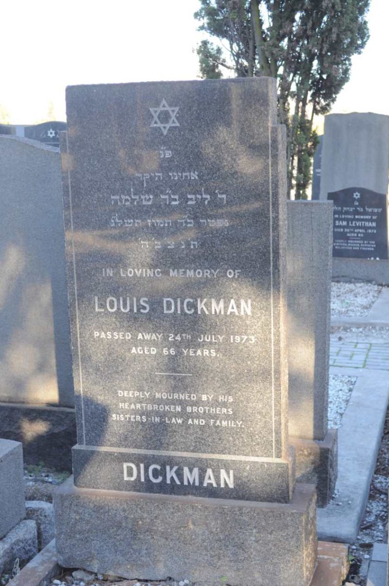 DICKMAN Louis -1973