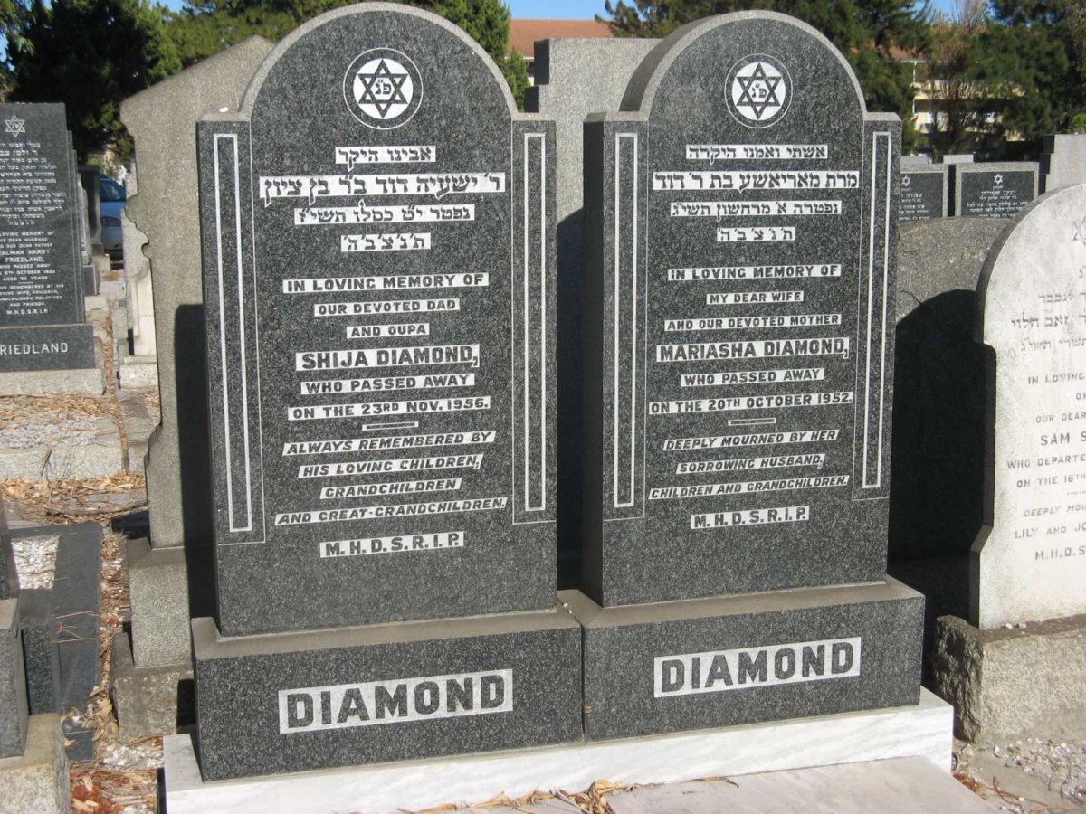DIAMOND Shijah -1956 &amp; Mariasha -1952