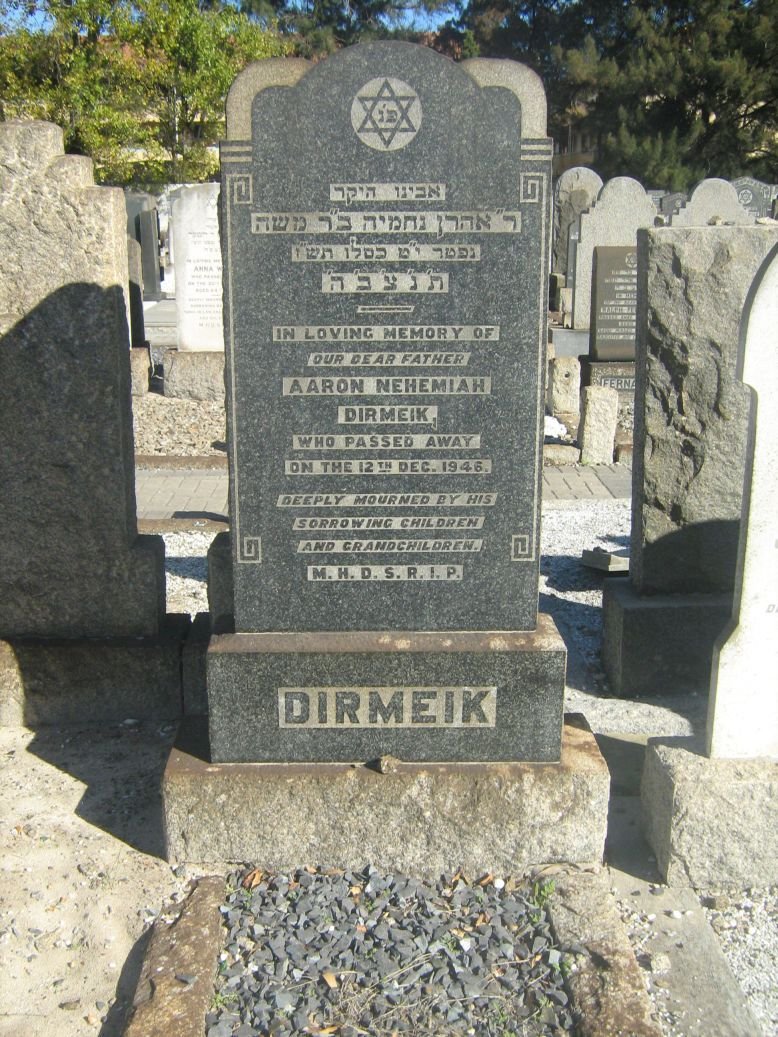 DIRMEIK Aaron Nehemiah -1946