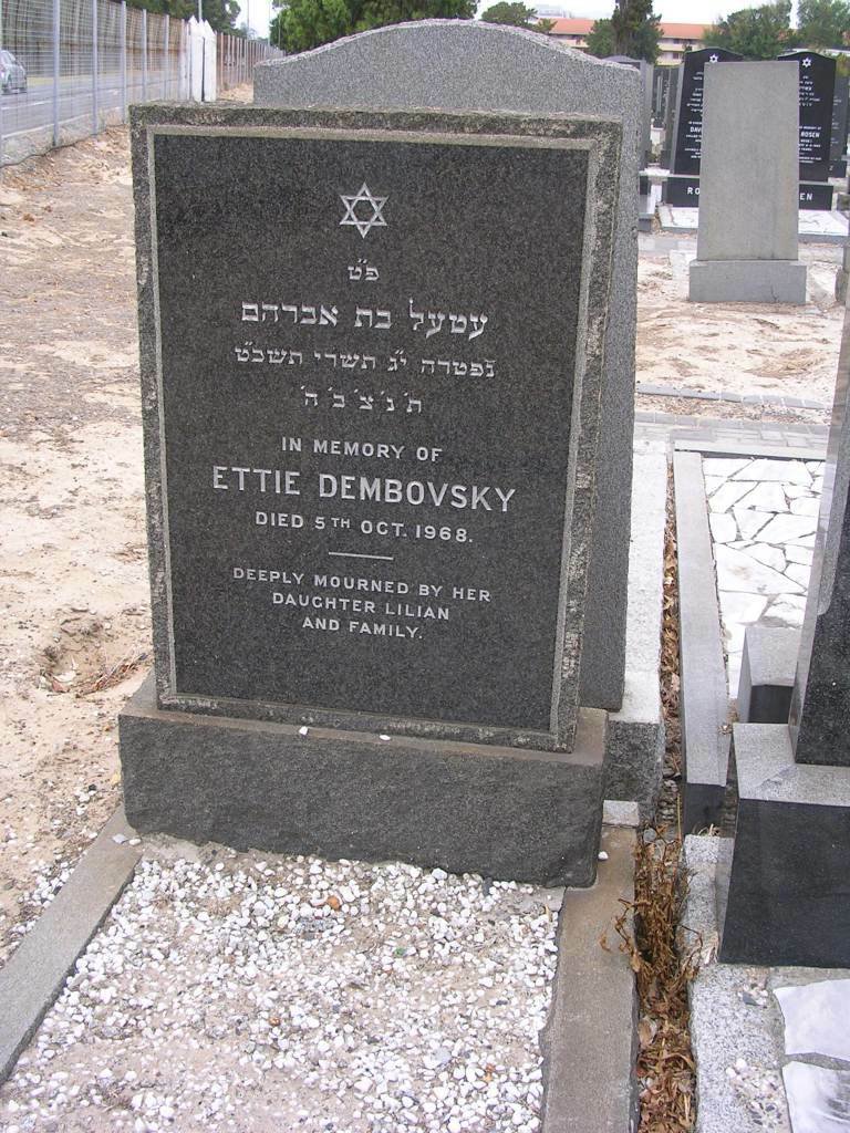 DEMBOVSKY Ettie -1968
