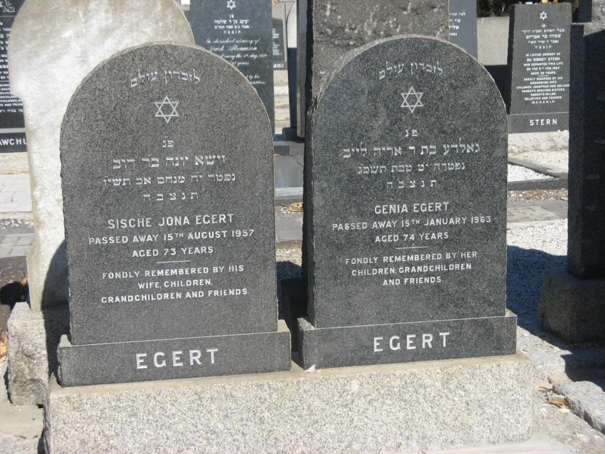 EGERT Sische Jona -1957 &amp; Genia -1963