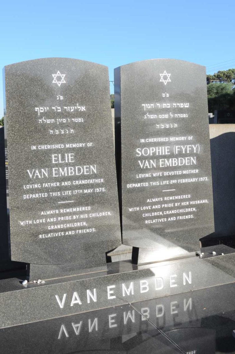 EMBDEN Elie, van -1975 &amp; Sophie -1973