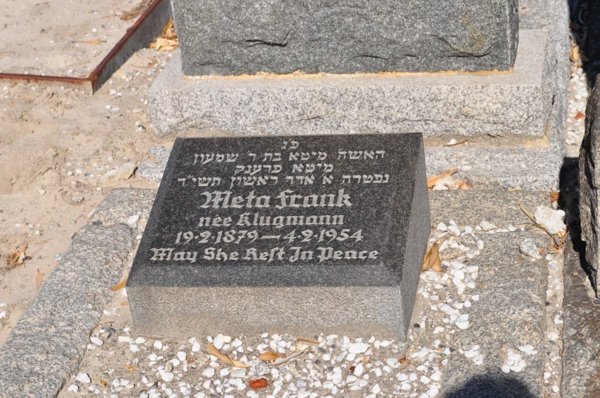 FRANK Meta nee KLUGMANN 1879-1954