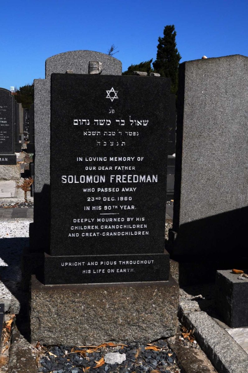 FREEDMAN Solomon -1960
