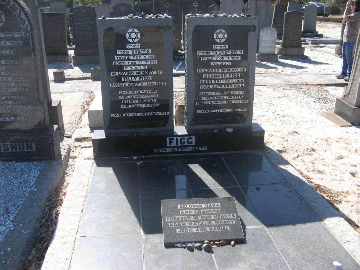 FIGG Bernard 1919-1958 &amp; Tilly -1999