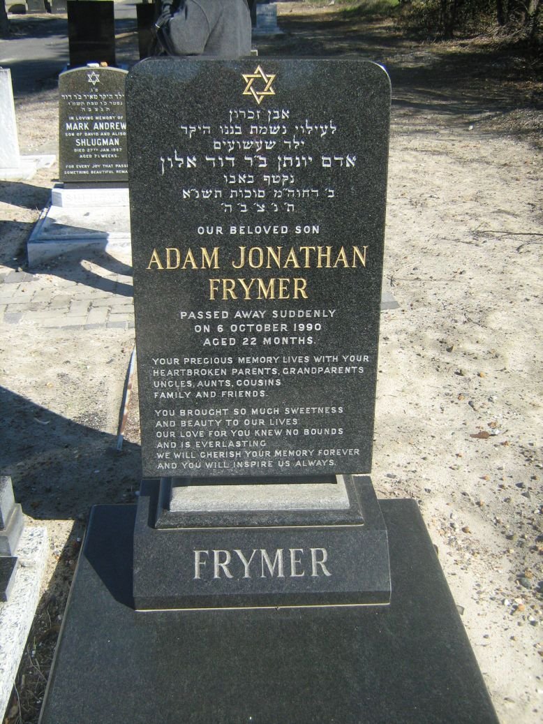 FRYMER Adam Jonathan -1990