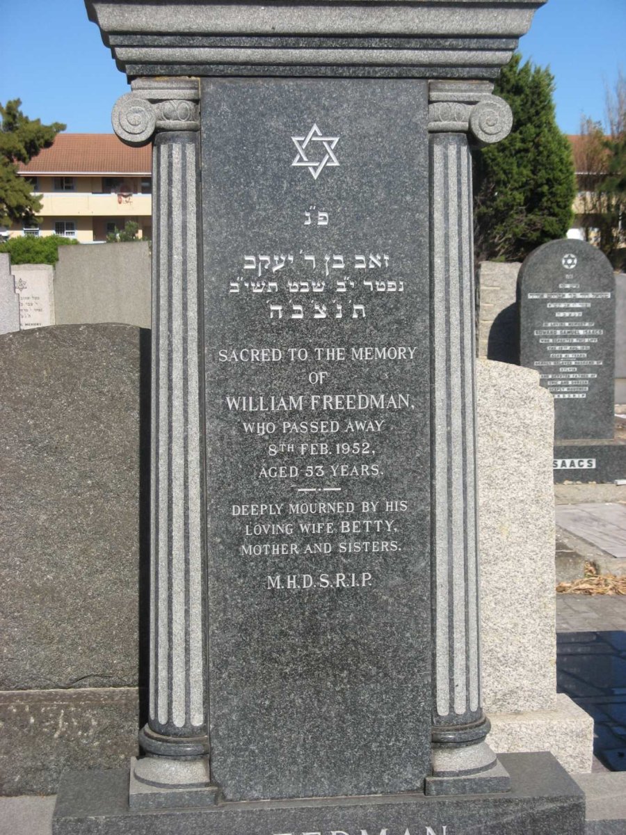 FREEDMAN William -1952