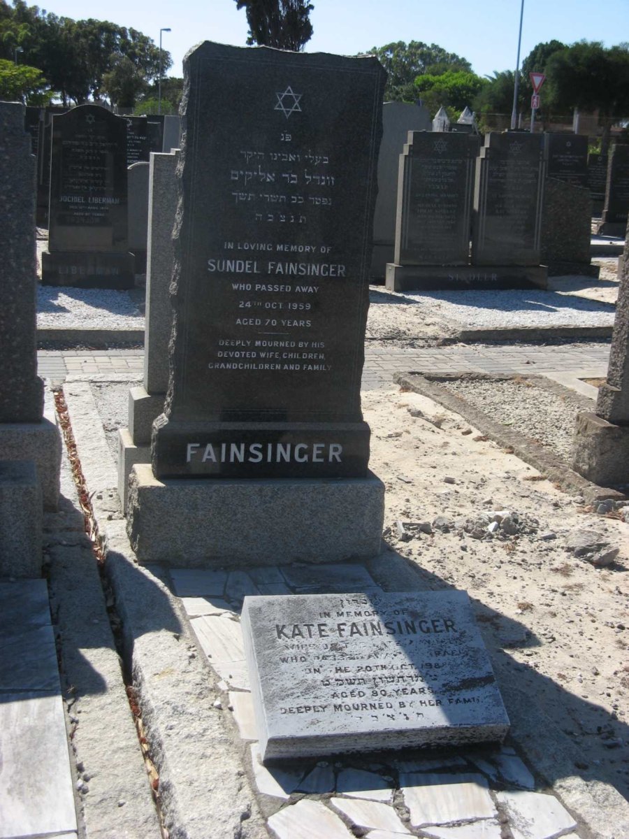 FAINSINGER Sundel -1959 &amp; Kate -1988