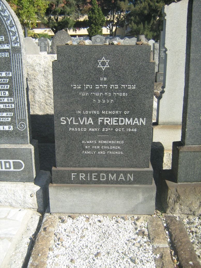FRIEDMAN Sylvia -1946