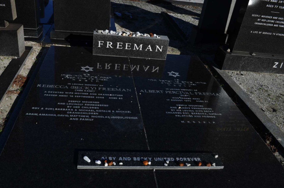 FREEMAN Albert Percival -1972 &amp; Rebecca KATZ -2006
