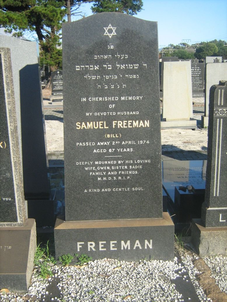 FREEDMAN Samuel -1974