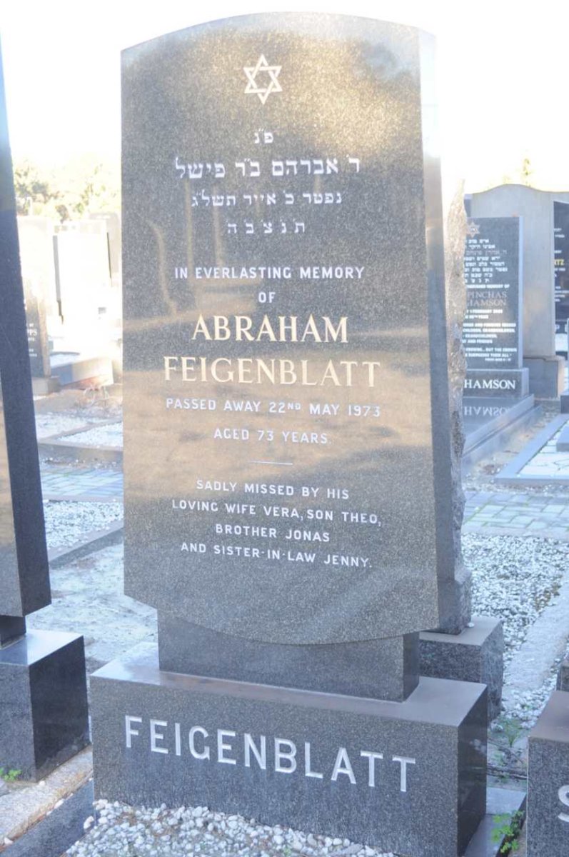 FEIGENBLATT Abraham -1973