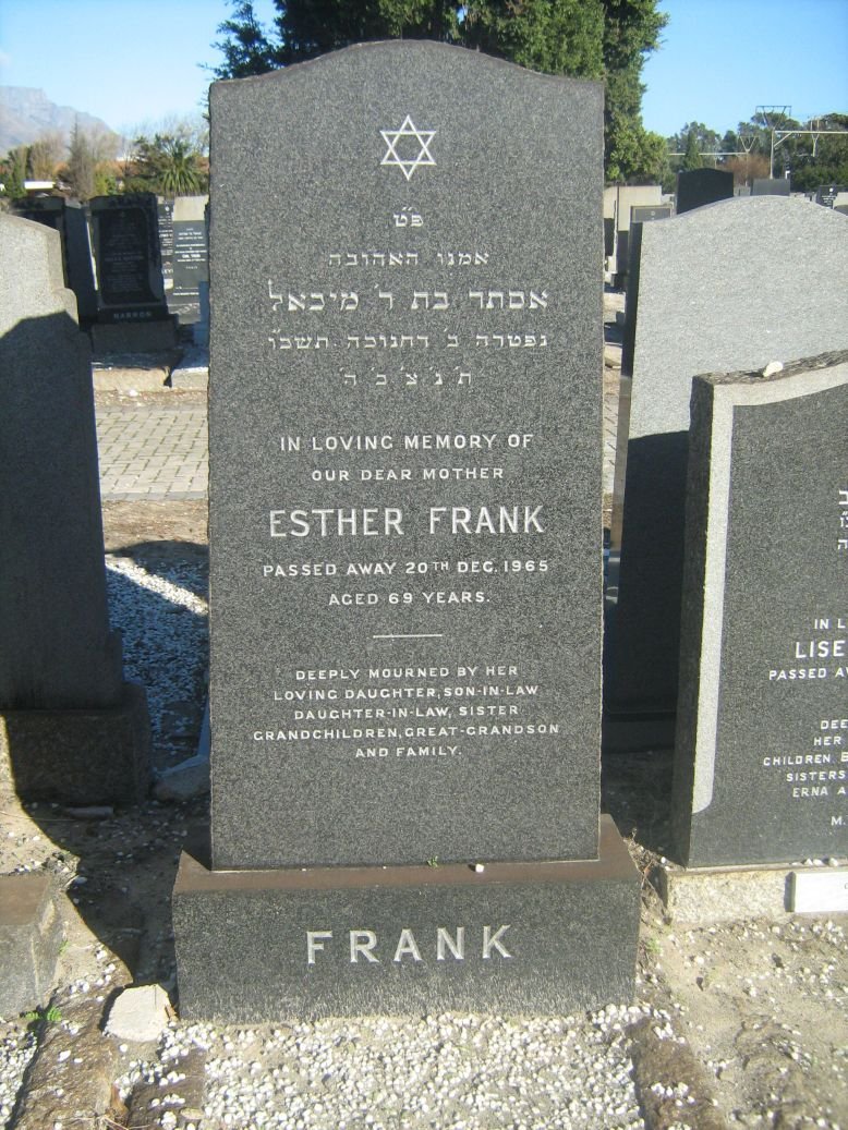 FRANK Esther -1965