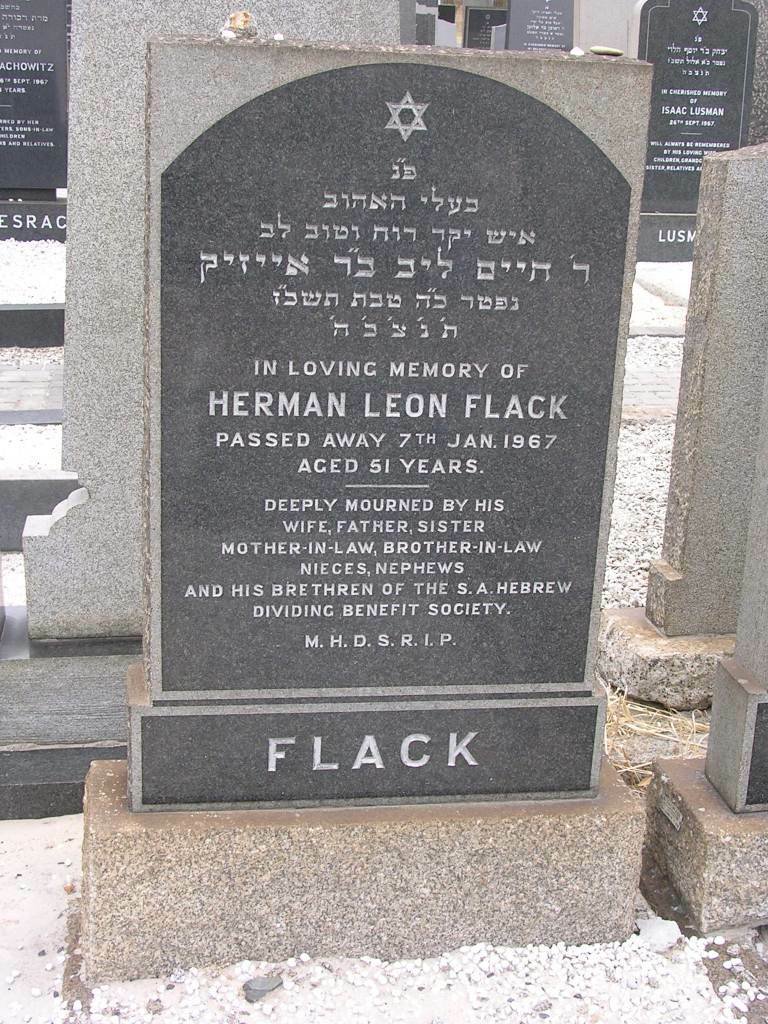 FLACK Herman Leon -1967