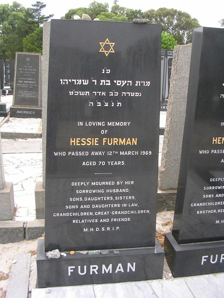 FURMAN Hessie -1969
