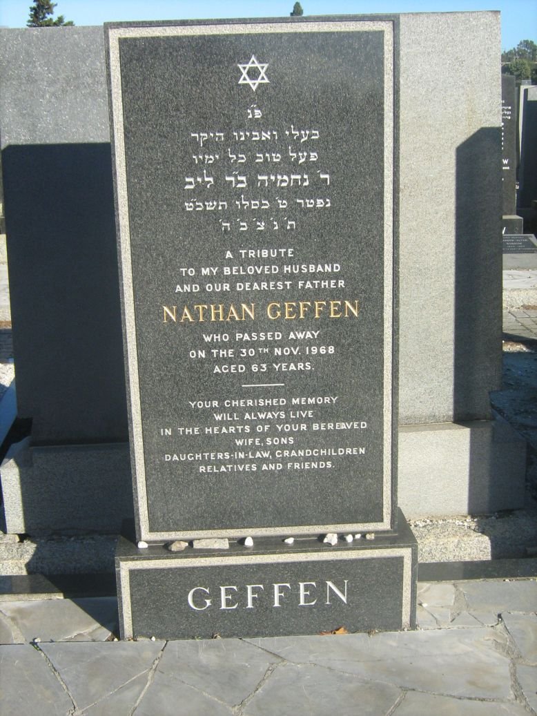 GEFFEN Nathan -1968