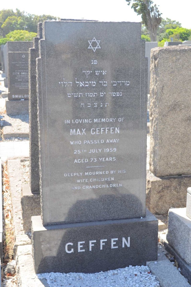 GEFFEN Max -1959