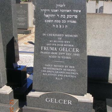 GELCER Fruma -1961