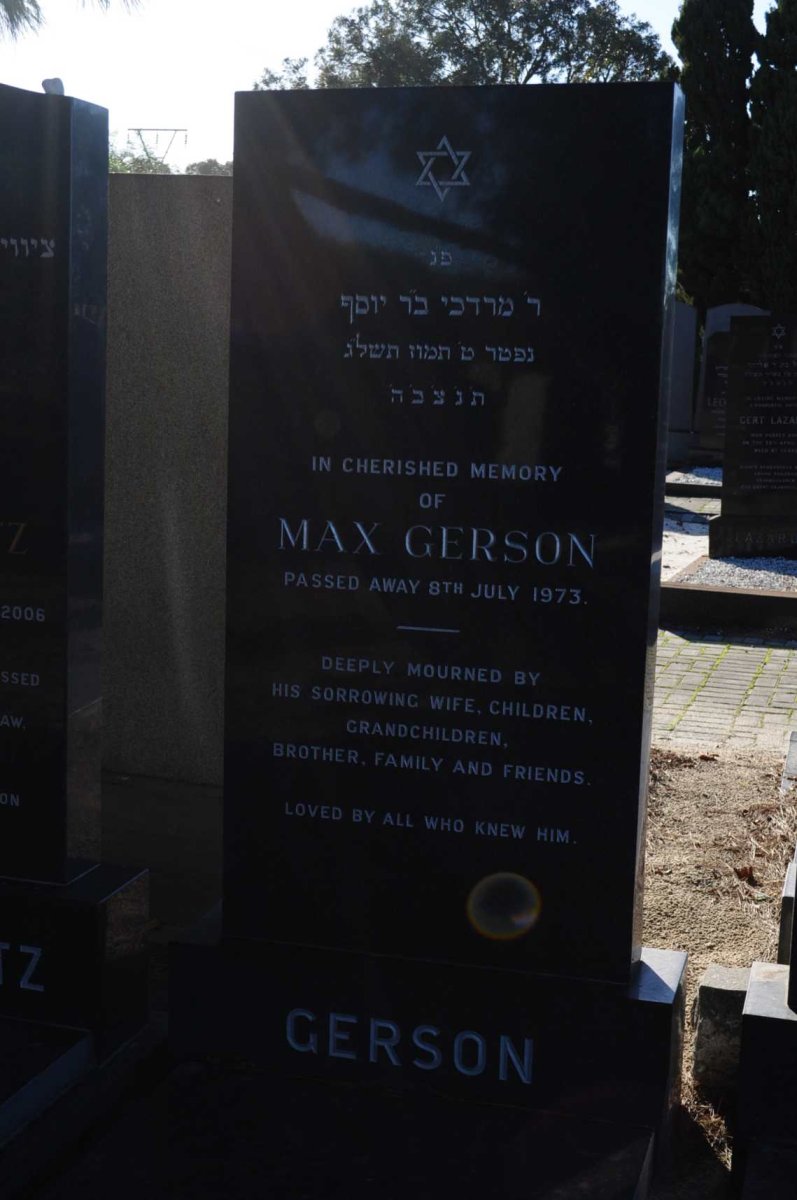 GERSON Max -1973