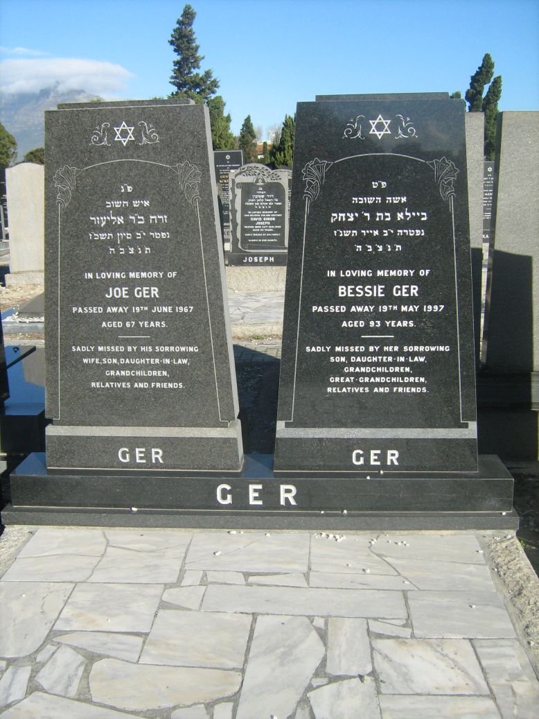 GER Joe -1967 &amp; Bessie -1997