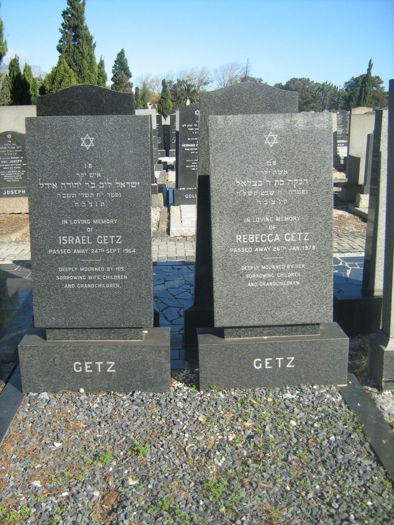 GETZ Israel -1964 &amp; Rebecca -1978