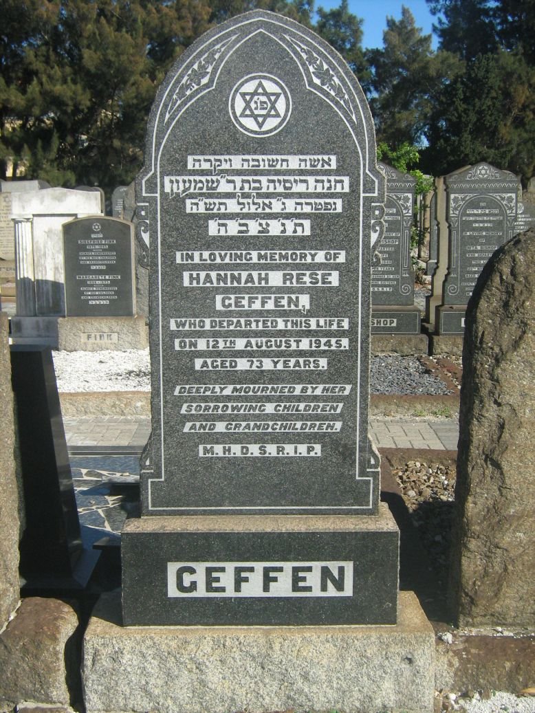 GEFFEN Hannah Rese -1945