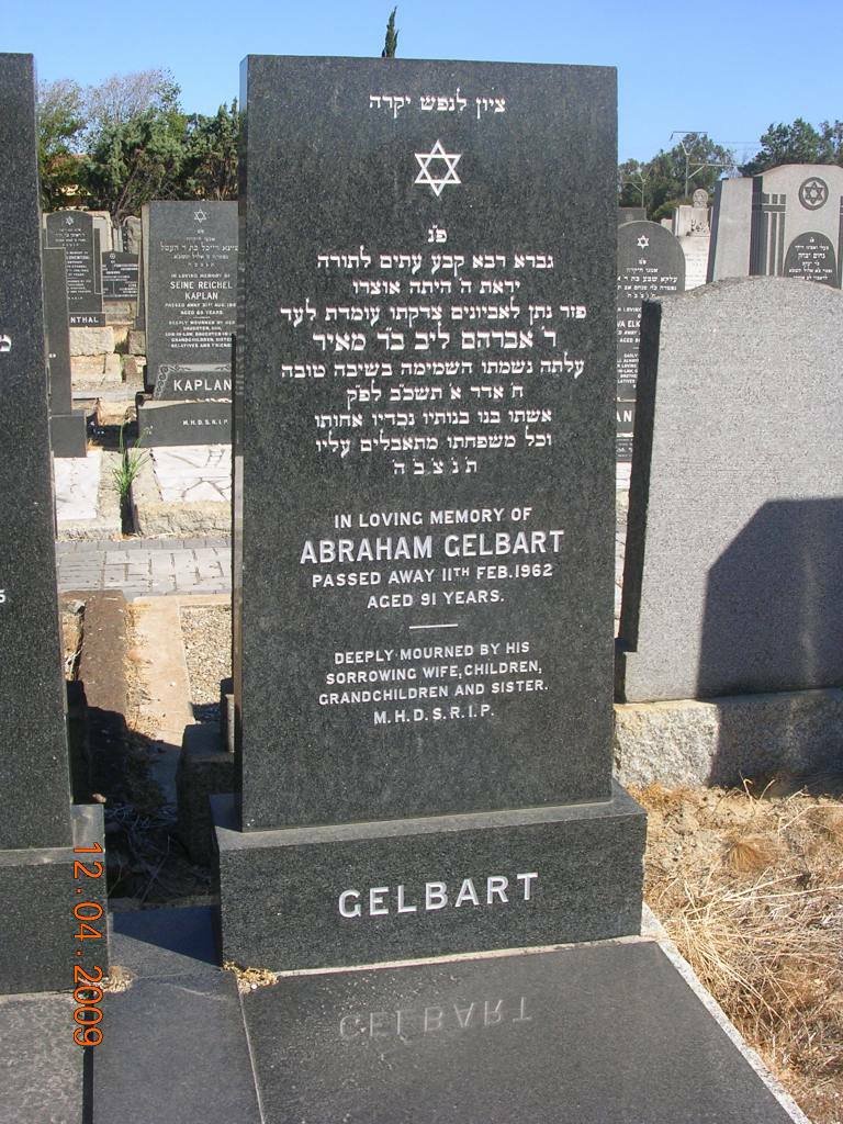 GELBART Abraham -1962
