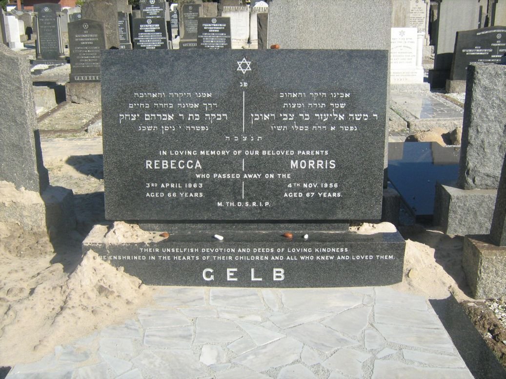 GELB Morris -1956 &amp; Rebecca -1963
