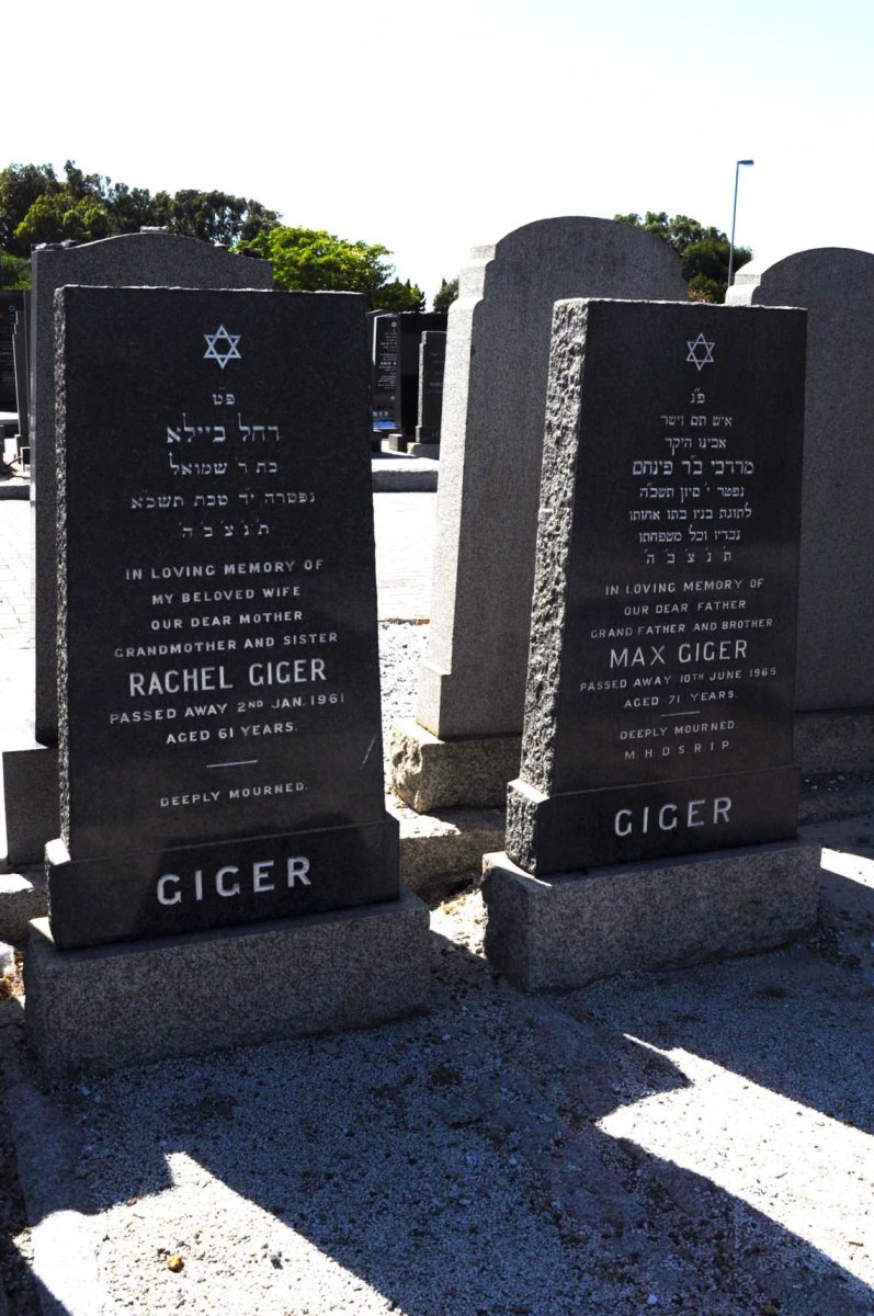 GIGER Max -1965 &amp; Rachel -1961