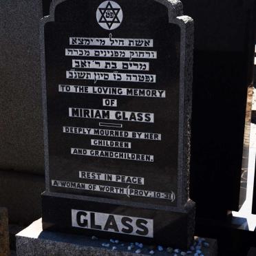GLASS Miriam