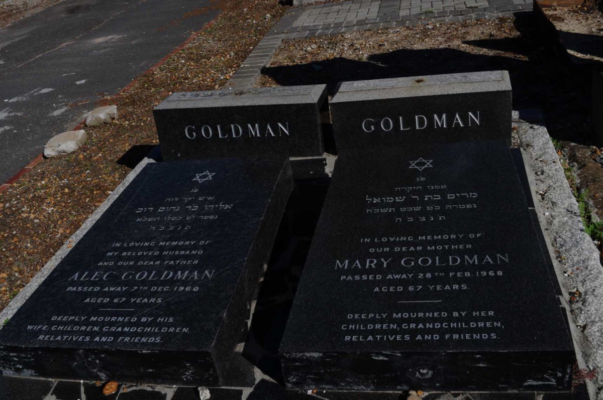 GOLDMAN Alec -1960 &amp; Mary -1968
