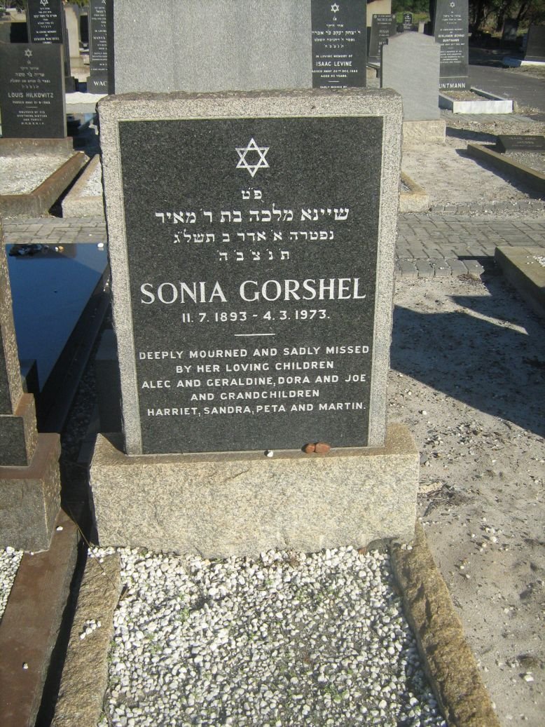GORSHEL Sonia 1893-1973