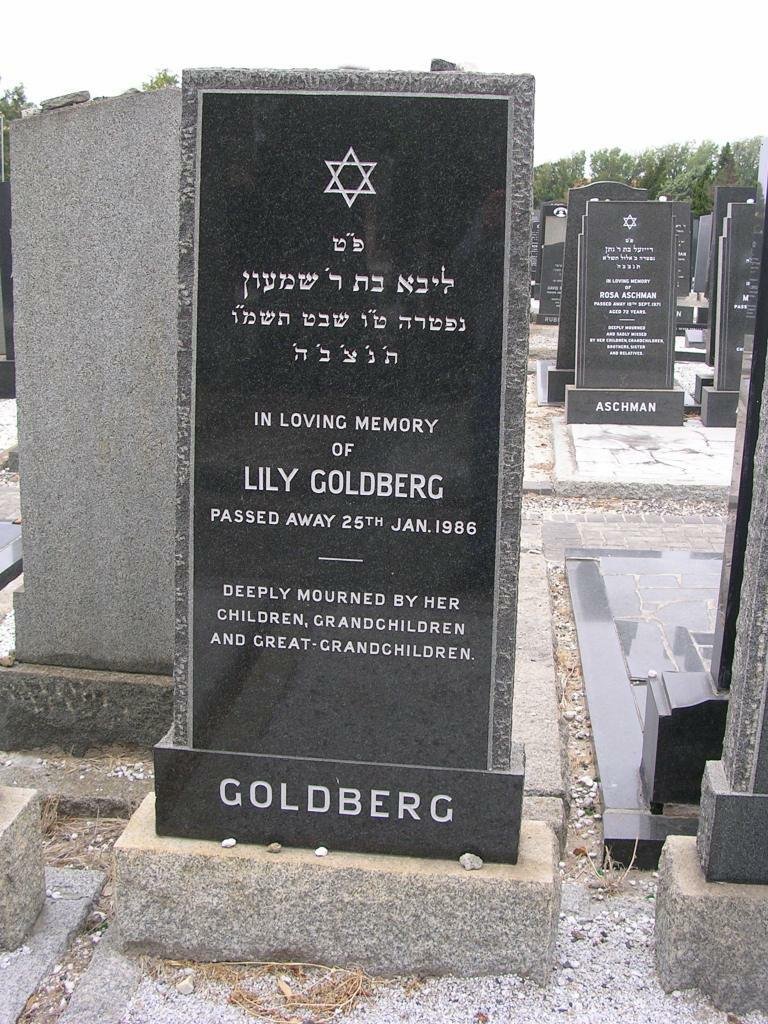 GOLDBERG Lily -1986
