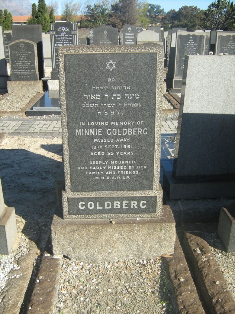 GOLDBERG Minnie -1961