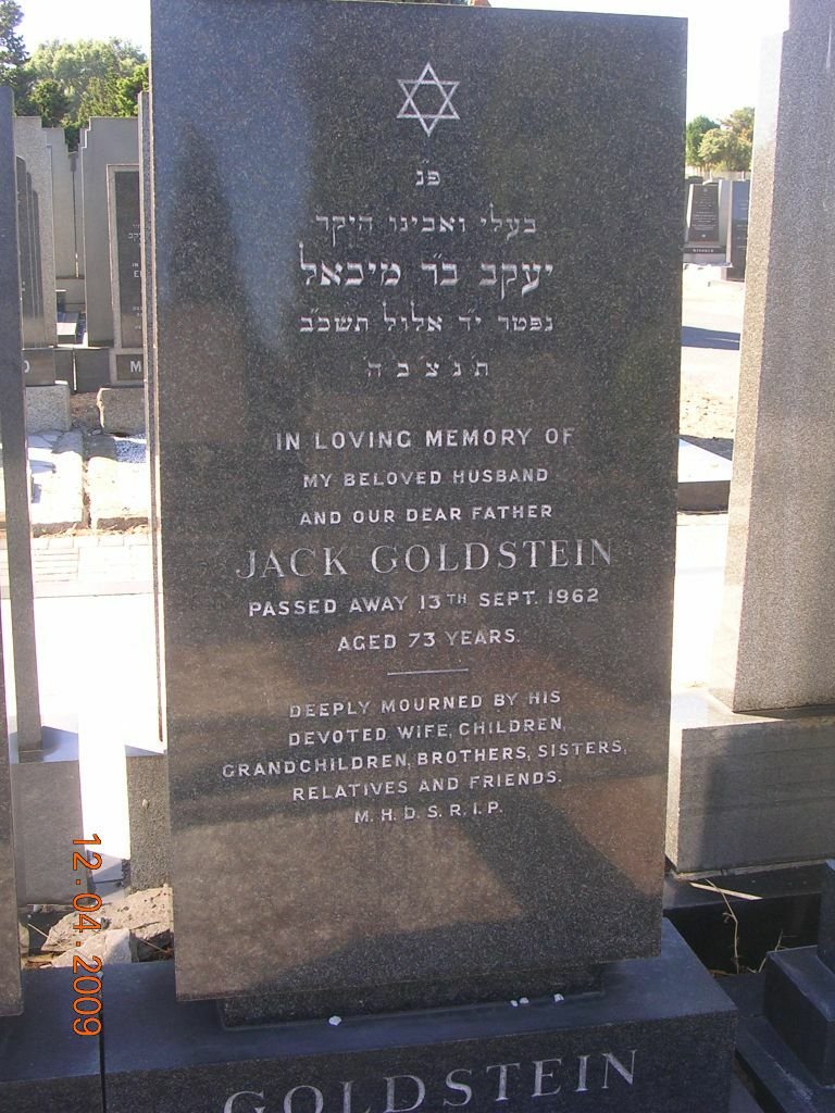 GOLDSTEIN Jack -1962