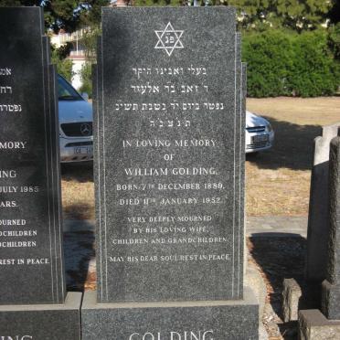 GOLDING William 1889-1952 :: GOLDING Ray -1985