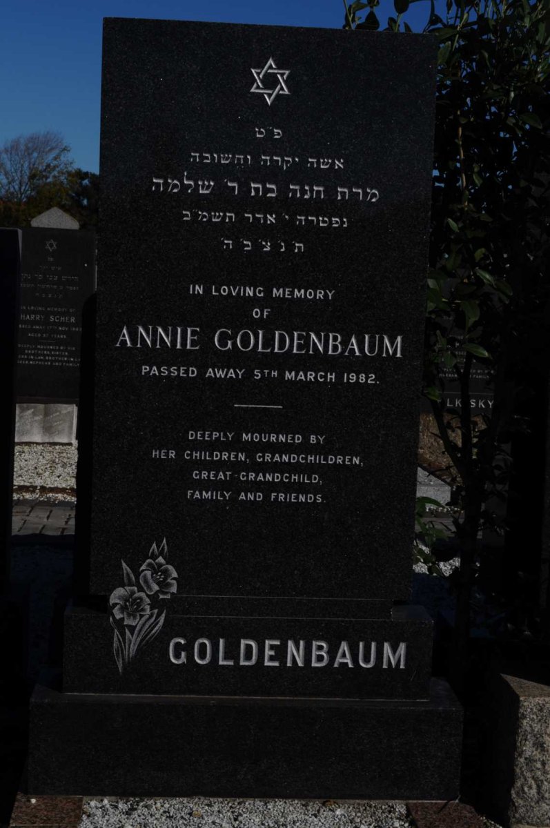 GOLDENBAUM Annie -1982
