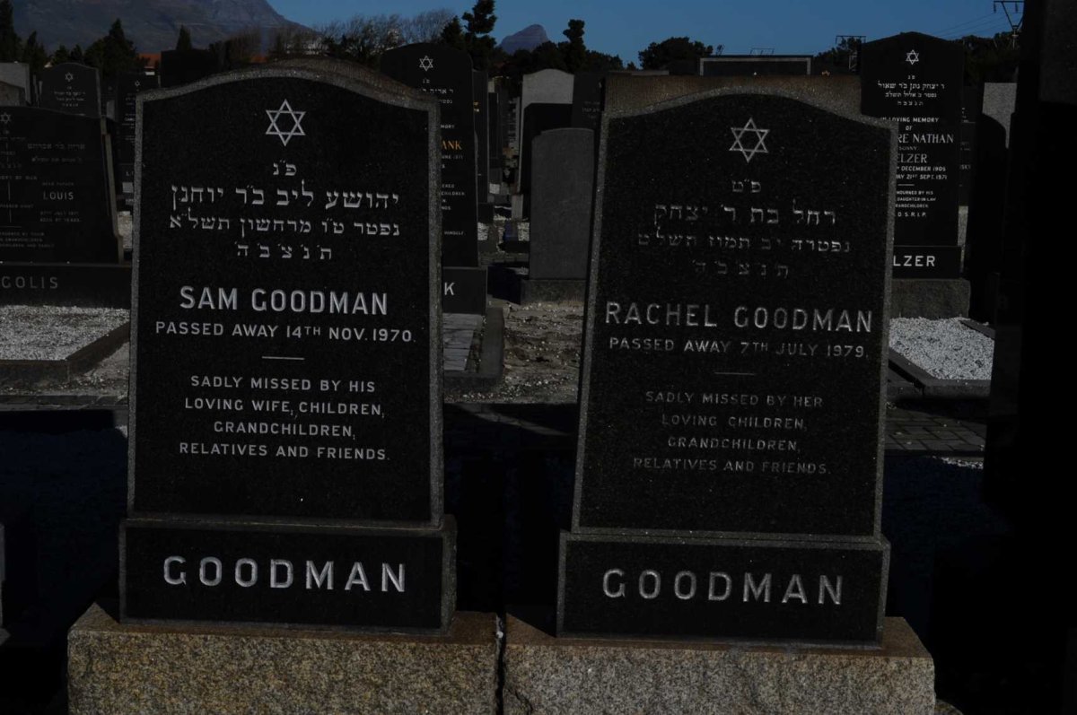 GOODMAN Sam -1970 &amp; Rachel -1979