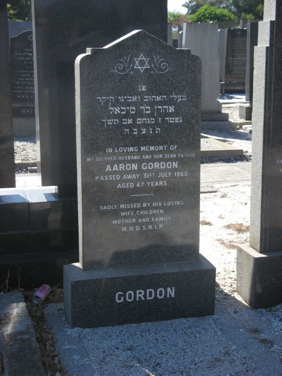 GORDON Aaron -1960