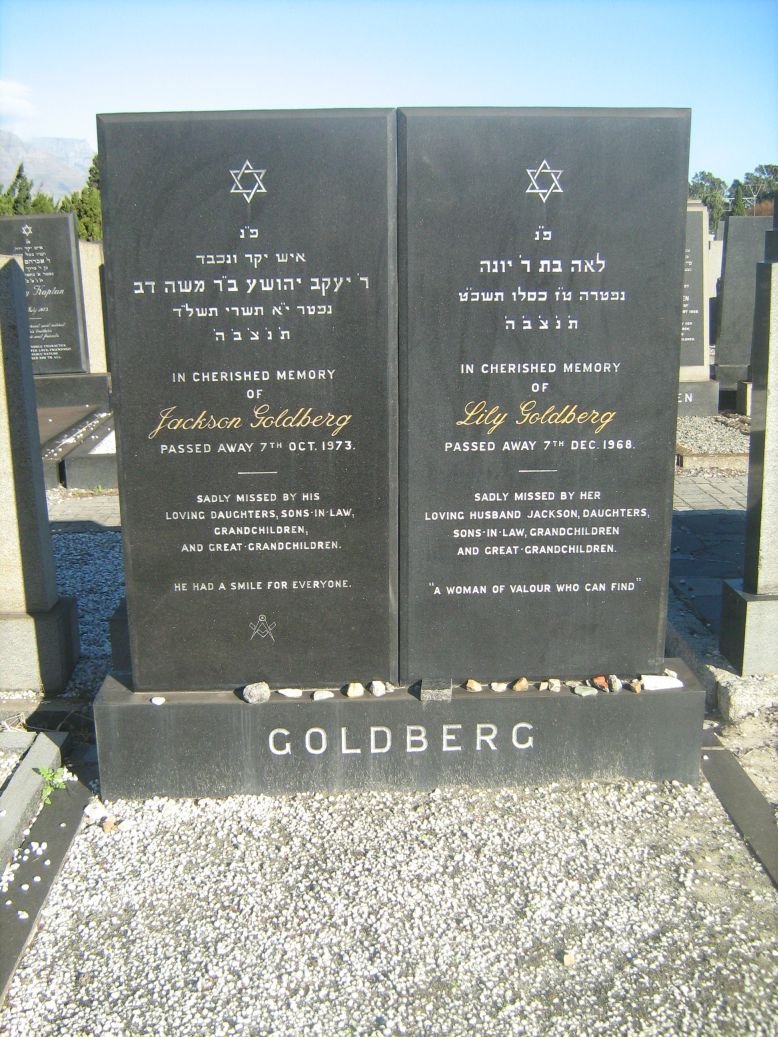 GOLDBERG Jackson -1973 &amp; Lily -1968