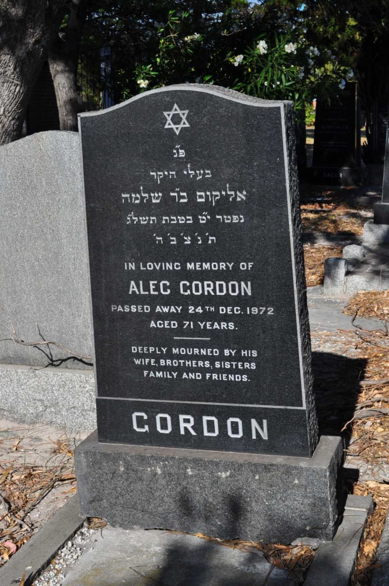 GORDON Alec -1972