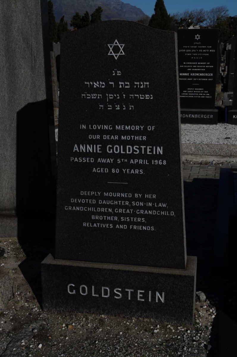 GOLDSTEIN Annie -1968